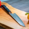 damascus chef's knife (kiritsuke)